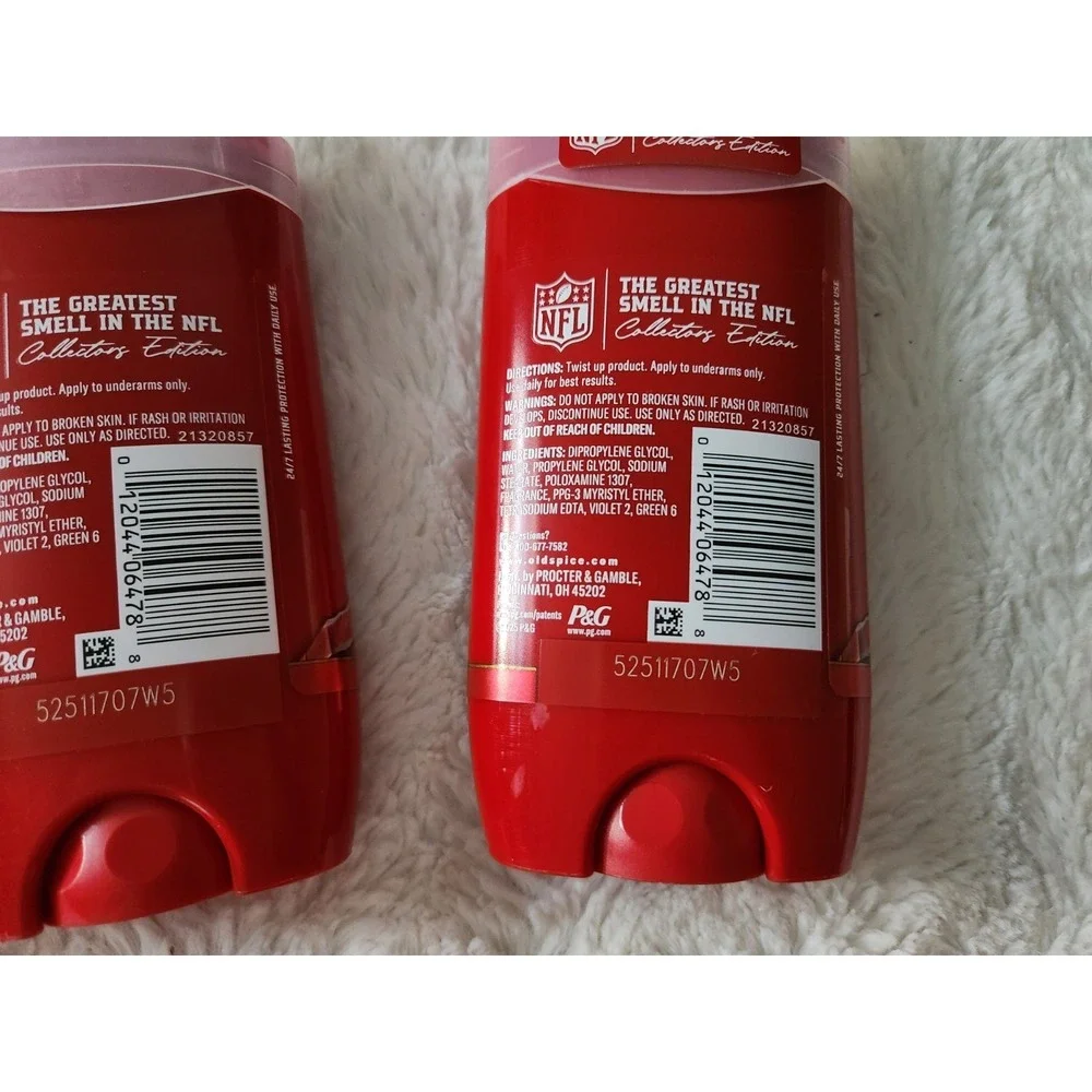 Lot of 3‎ Old Spice Clutch Play C.J. Stroud Houston Texans Deodorant 3oz NFL